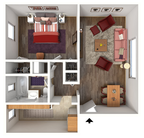 1400 University Blvd E 1-2 Beds Apartment, Affordable for Rent - Photo Gallery 22